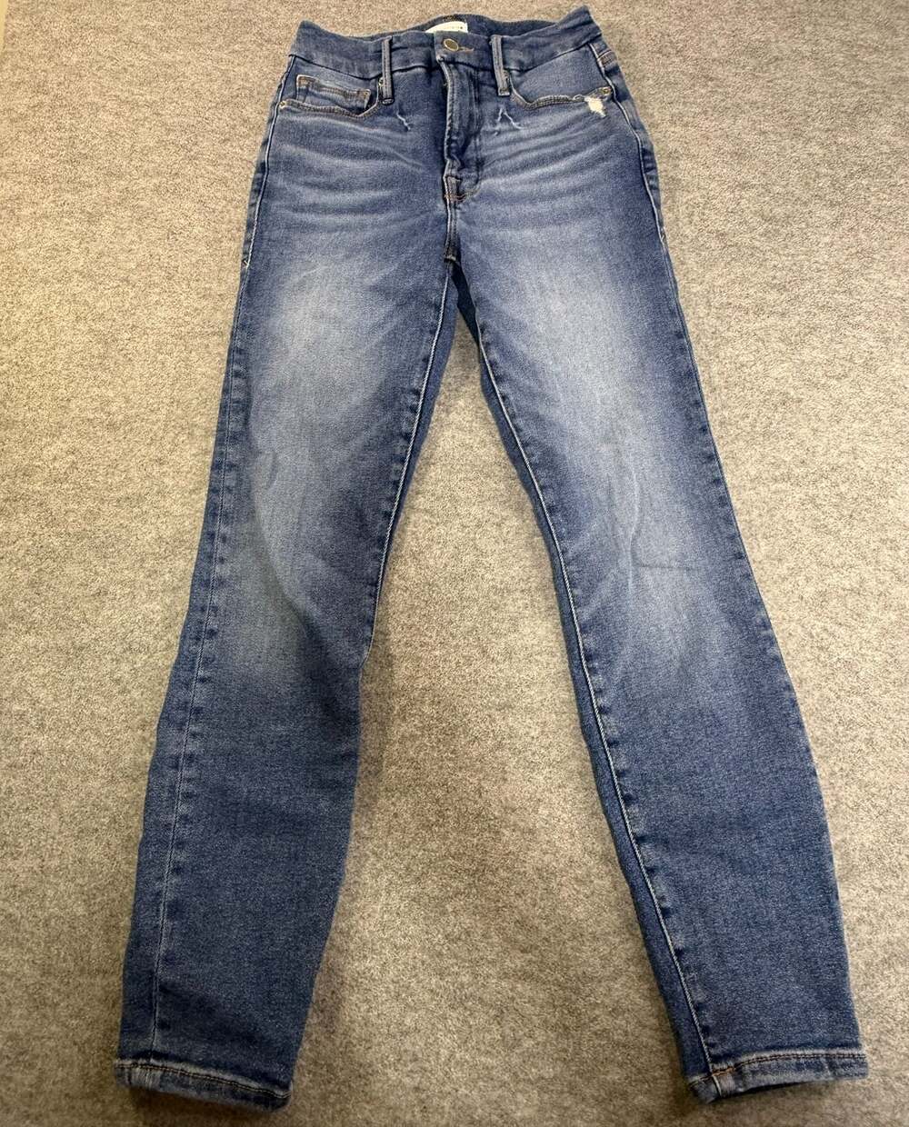Good American Good Waist Indigo Jeans Size 0/25